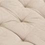 Cushion for pallets beige cotton 120x80x10 cm by vidaXL, Cushions for chairs and sofas - Ref: Foro24-48680, Price: 101,99 €, ...