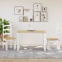 Corona dining table solid white pine wood 112x60x75 cm by vidaXL, Kitchen and dining tables - Ref: Foro24-4005716, Price: 148...