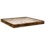 Estructura de cama madera de ingeniería roble ahumado 180x200cm de vidaXL, Camas y somieres - Ref: Foro24-842004, Precio: 120...