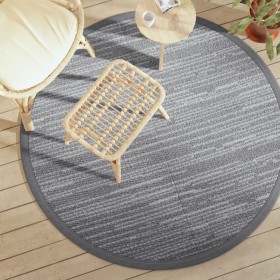 Gray PP outdoor rug Ø160 cm by vidaXL, Outdoor protectors - Ref: Foro24-368483, Price: 28,99 €, Discount: %