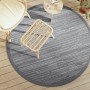 Alfombra de exterior PP gris Ø160 cm de vidaXL, Protectores para exterior - Ref: Foro24-368483, Precio: 28,96 €, Descuento: %