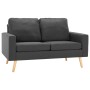 2 seater sofa in dark gray fabric by vidaXL, Sofas - Ref: Foro24-288704, Price: 222,24 €, Discount: %