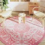 Alfombra de exterior PP rosa Ø200 cm de vidaXL, Protectores para exterior - Ref: Foro24-368504, Precio: 36,81 €, Descuento: %