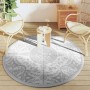 Light gray PP outdoor rug Ø160 cm by vidaXL, Outdoor protectors - Ref: Foro24-368495, Price: 28,96 €, Discount: %