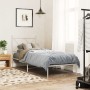 Metal bed frame with white headboard 75x190 cm by vidaXL, Beds and slatted bases - Ref: Foro24-376541, Price: 67,29 €, Discou...