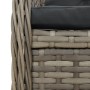 Garden chairs and table with cushions 3 pieces gray PE rattan by vidaXL, Garden sets - Ref: Foro24-3262768, Price: 316,92 €, ...