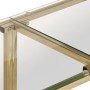 Goldener Konsolentisch aus Edelstahl und gehärtetem Glas von vidaXL, Seitentische - Ref: Foro24-349994, Preis: 150,06 €, Raba...