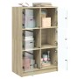 Aparador alto con puertas madera roble Sonoma 68x37x109 cm de vidaXL, Aparadores - Ref: Foro24-3295852, Precio: 117,03 €, Des...