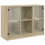 Aparador madera de ingeniería roble Sonoma 102x37x75,5 cm de vidaXL, Aparadores - Ref: Foro24-3295873, Precio: 99,57 €, Descu...