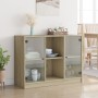 Sonoma oak engineered wood sideboard 102x37x75.5 cm by vidaXL, Sideboards - Ref: Foro24-3295873, Price: 96,91 €, Discount: %