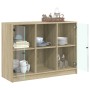 Aparador madera de ingeniería roble Sonoma 102x37x75,5 cm de vidaXL, Aparadores - Ref: Foro24-3295873, Precio: 99,57 €, Descu...