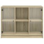 Aparador madera de ingeniería roble Sonoma 102x37x75,5 cm de vidaXL, Aparadores - Ref: Foro24-3295873, Precio: 99,57 €, Descu...