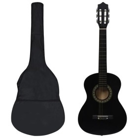 Set de guitarra clásica para principiantes 8 pzas negro 1/2 34" de vidaXL, Guitarras - Ref: Foro24-70127, Precio: 67,45 €, De...