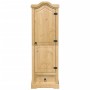 Corona wardrobe solid pine wood 55x52x170 cm by vidaXL, Wardrobes - Ref: Foro24-4002765, Price: 180,94 €, Discount: %