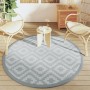 Gray PP outdoor rug Ø160 cm by vidaXL, Outdoor protectors - Ref: Foro24-368559, Price: 28,96 €, Discount: %