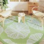 Green PP outdoor rug Ø200 cm by vidaXL, Outdoor protectors - Ref: Foro24-368600, Price: 36,81 €, Discount: %