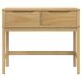 Mesa consola FLORO madera maciza de pino marrón 89,5x36,5x73 cm de vidaXL, Mesas auxiliares - Ref: Foro24-374020, Precio: 113...