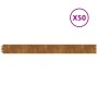 Bordes de césped acero corten flexible 50 piezas 10x103 cm de vidaXL, Recortadoras de césped - Ref: Foro24-821891, Precio: 13...