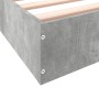 Estructura de cama madera de ingeniería gris hormigón 120x200cm de vidaXL, Camas y somieres - Ref: Foro24-842031, Precio: 85,...