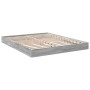 Estructura de cama madera de ingeniería gris Sonoma 150x200 cm de vidaXL, Camas y somieres - Ref: Foro24-842019, Precio: 94,9...