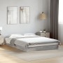 Sonoma gray engineered wood bed frame 120x200 cm by vidaXL, Beds and slatted bases - Ref: Foro24-842033, Price: 88,11 €, Disc...