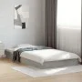 Betongrauer Bettrahmen aus Holzwerkstoff, 100 x 200 cm von vidaXL, Betten und Lattenroste - Ref: Foro24-842059, Preis: 62,59 ...