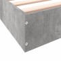 Estructura de cama madera de ingeniería gris hormigón 100x200cm de vidaXL, Camas y somieres - Ref: Foro24-842059, Precio: 67,...