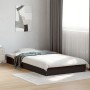 Estructura de cama madera de ingeniería negra 90x190 cm de vidaXL, Camas y somieres - Ref: Foro24-842071, Precio: 67,76 €, De...