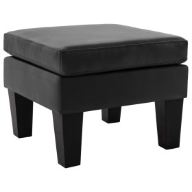 Black faux leather footrest by vidaXL, Ottomans - Ref: Foro24-288775, Price: 93,99 €, Discount: %