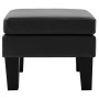 Black faux leather footrest by vidaXL, Ottomans - Ref: Foro24-288775, Price: 93,99 €, Discount: %