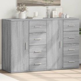 Aparadores 2 uds madera de ingeniería gris Sonoma 59x39x80 cm de vidaXL, Aparadores - Ref: Foro24-3276635, Precio: 193,99 €, ...