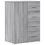 Aparadores 2 uds madera de ingeniería gris Sonoma 59x39x80 cm de vidaXL, Aparadores - Ref: Foro24-3276635, Precio: 195,69 €, ...