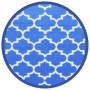 Blue PP outdoor rug Ø120 cm by vidaXL, Outdoor protectors - Ref: Foro24-368538, Price: 21,43 €, Discount: %