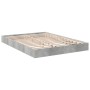 Estructura de cama madera de ingeniería gris hormigón 140x190cm de vidaXL, Camas y somieres - Ref: Foro24-842038, Precio: 90,...