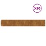 Bordes de césped acero corten flexible 50 piezas 15x103 cm de vidaXL, Recortadoras de césped - Ref: Foro24-821893, Precio: 19...