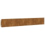 Bordes de césped acero corten flexible 50 piezas 15x103 cm de vidaXL, Recortadoras de césped - Ref: Foro24-821893, Precio: 19...