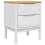 FLORO bedside table solid white pine wood 45x39x57 cm by vidaXL, Nightstands - Ref: Foro24-374003, Price: 77,94 €, Discount: %