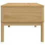 Mesa de centro FLORO madera de pino marrón cera 99x55,5x45 cm de vidaXL, Mesas de centro - Ref: Foro24-374017, Precio: 118,16...