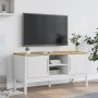 FLORO TV cabinet solid white pine wood 114x43x55 cm by vidaXL, TV Furniture - Ref: Foro24-374015, Price: 123,49 €, Discount: %