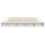 Estructura de cama madera de ingeniería blanca 200x200 cm de vidaXL, Camas y somieres - Ref: Foro24-3280447, Precio: 186,95 €...