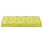 Green cotton pallet cushion 120x40x7 cm by vidaXL, Cushions for chairs and sofas - Ref: Foro24-48685, Price: 32,65 €, Discoun...