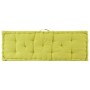 Green cotton pallet cushion 120x40x7 cm by vidaXL, Cushions for chairs and sofas - Ref: Foro24-48685, Price: 32,65 €, Discoun...