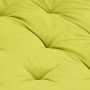 Green cotton pallet cushion 120x40x7 cm by vidaXL, Cushions for chairs and sofas - Ref: Foro24-48685, Price: 32,65 €, Discoun...