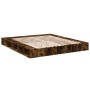 Estructura de cama madera de ingeniería roble ahumado 180x200cm de vidaXL, Camas y somieres - Ref: Foro24-3280458, Precio: 16...