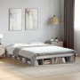 Estructura de cama madera de ingeniería gris hormigón 160x200cm de vidaXL, Camas y somieres - Ref: Foro24-3280464, Precio: 15...