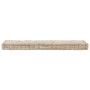 Cojín para palés algodón beige 120x40x7 cm de vidaXL, Cojines para sillas y sofás - Ref: Foro24-48679, Precio: 50,14 €, Descu...