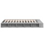 Sonoma gray engineered wood bed frame 120x200 cm by vidaXL, Beds and slatted bases - Ref: Foro24-3280487, Price: 158,99 €, Di...