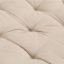 Cushion for pallets beige cotton 120x40x7 cm by vidaXL, Cushions for chairs and sofas - Ref: Foro24-48679, Price: 50,14 €, Di...