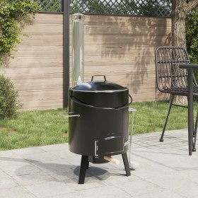 Gulaschkanone mit Kamin und emailliertem Stahldeckel von vidaXL, Grillen - Ref: Foro24-4005749, Preis: 144,99 €, Rabatt: %