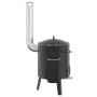 Cañón para gulasch con chimenea y tapa acero esmaltado de vidaXL, Barbacoas - Ref: Foro24-4005749, Precio: 188,54 €, Descuent...